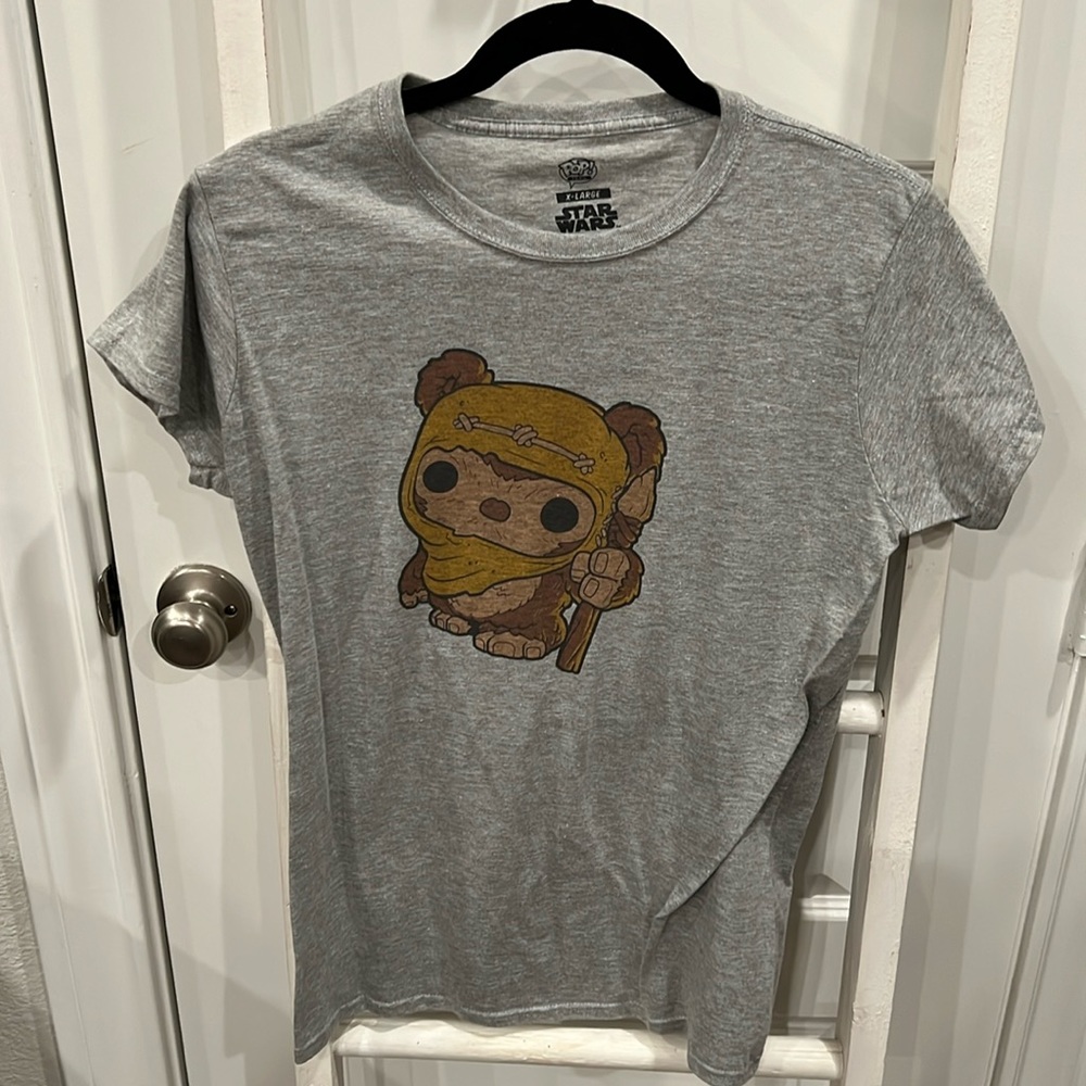 Wicket The Ewok Funko Pop Tee Short Sleeved Sized Women’s X-Large by Pop Tees